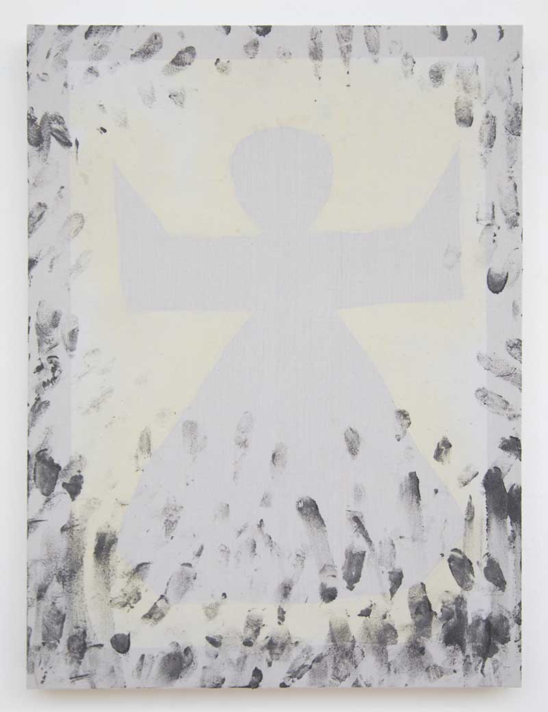 Jonathan Kelly - Tanit 12 - Acrylic on Cotton - 35x47cm